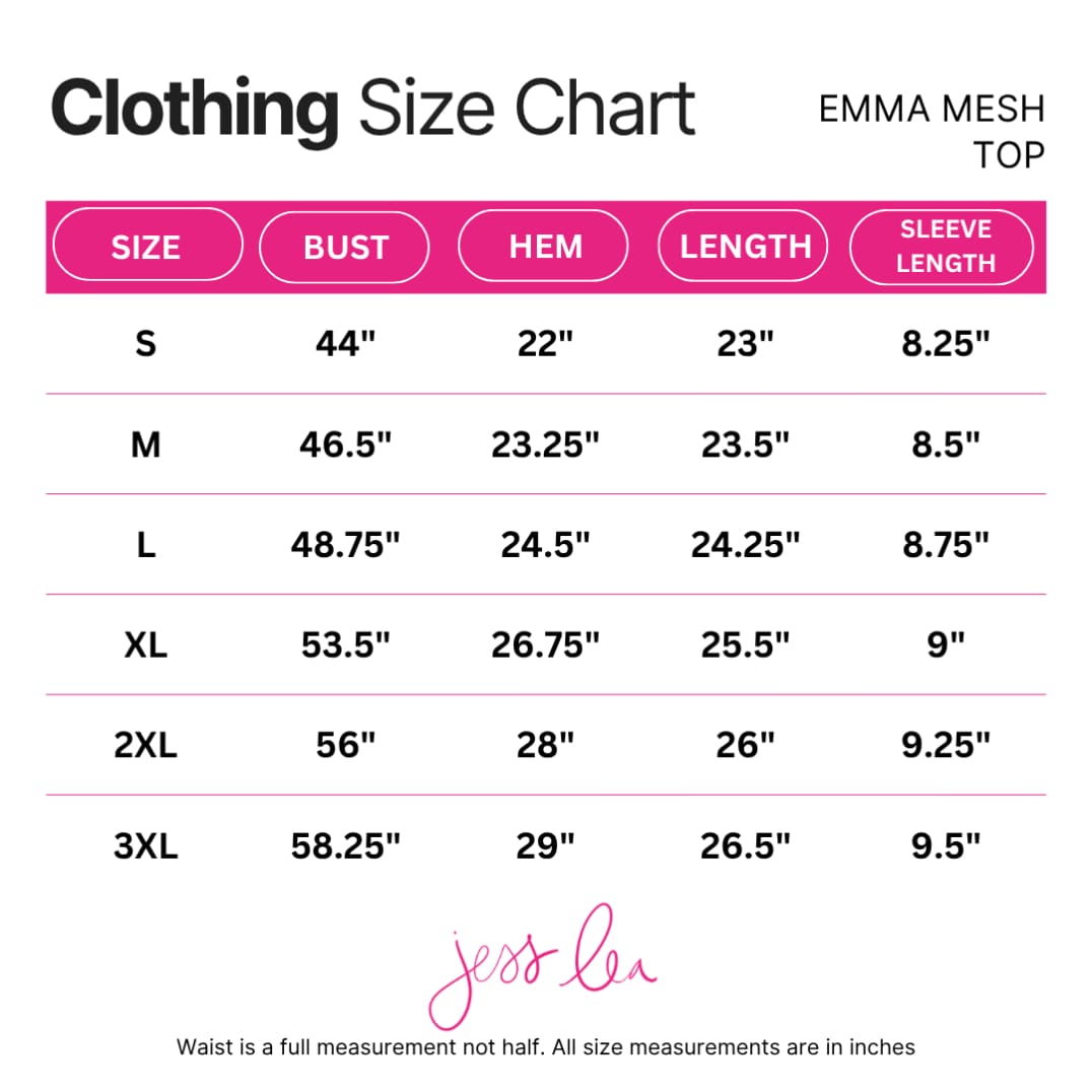 Emma Mesh Tee- Harvest Blooms