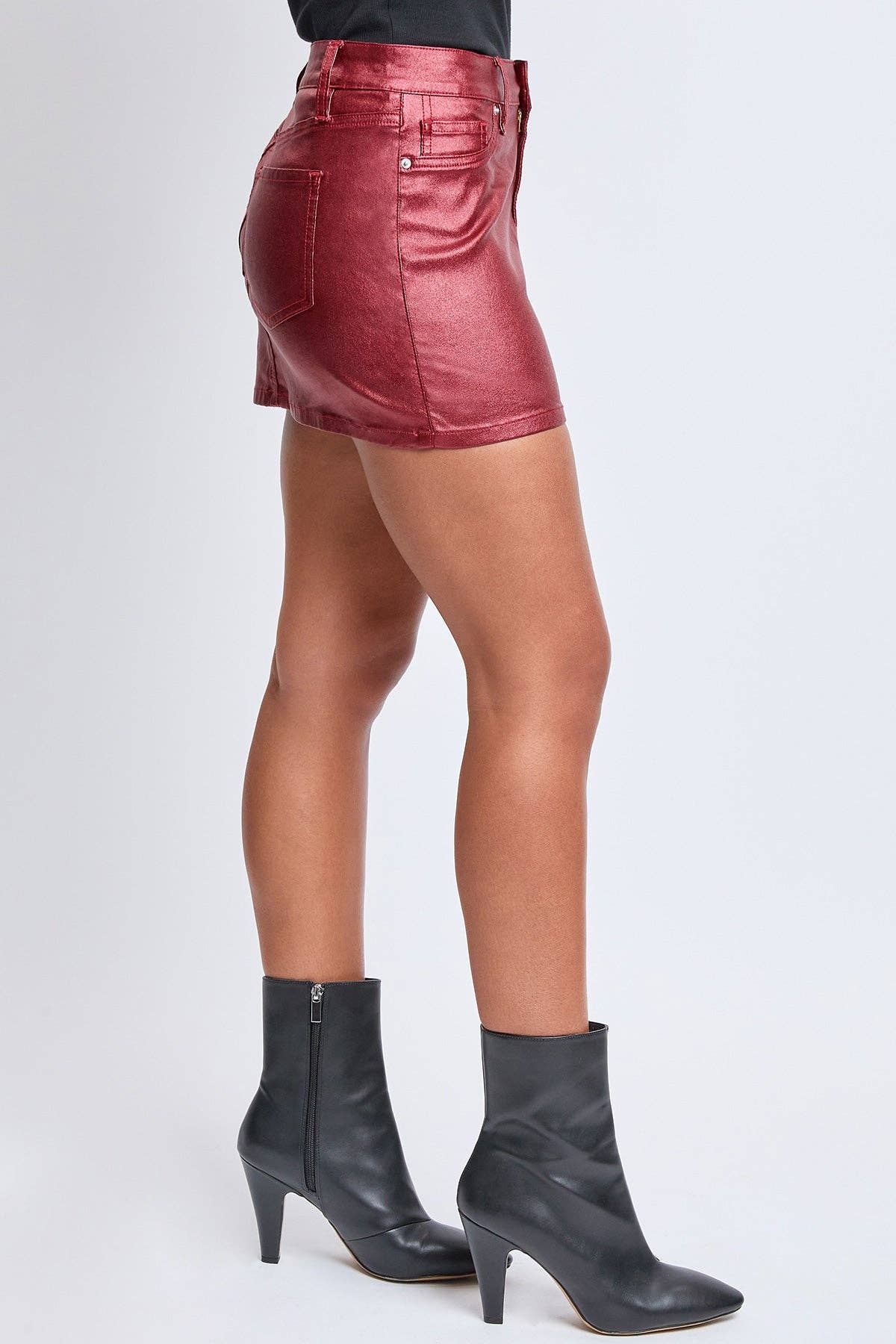 The Scarlett Metallic Mini Skirt | YMI Jeans