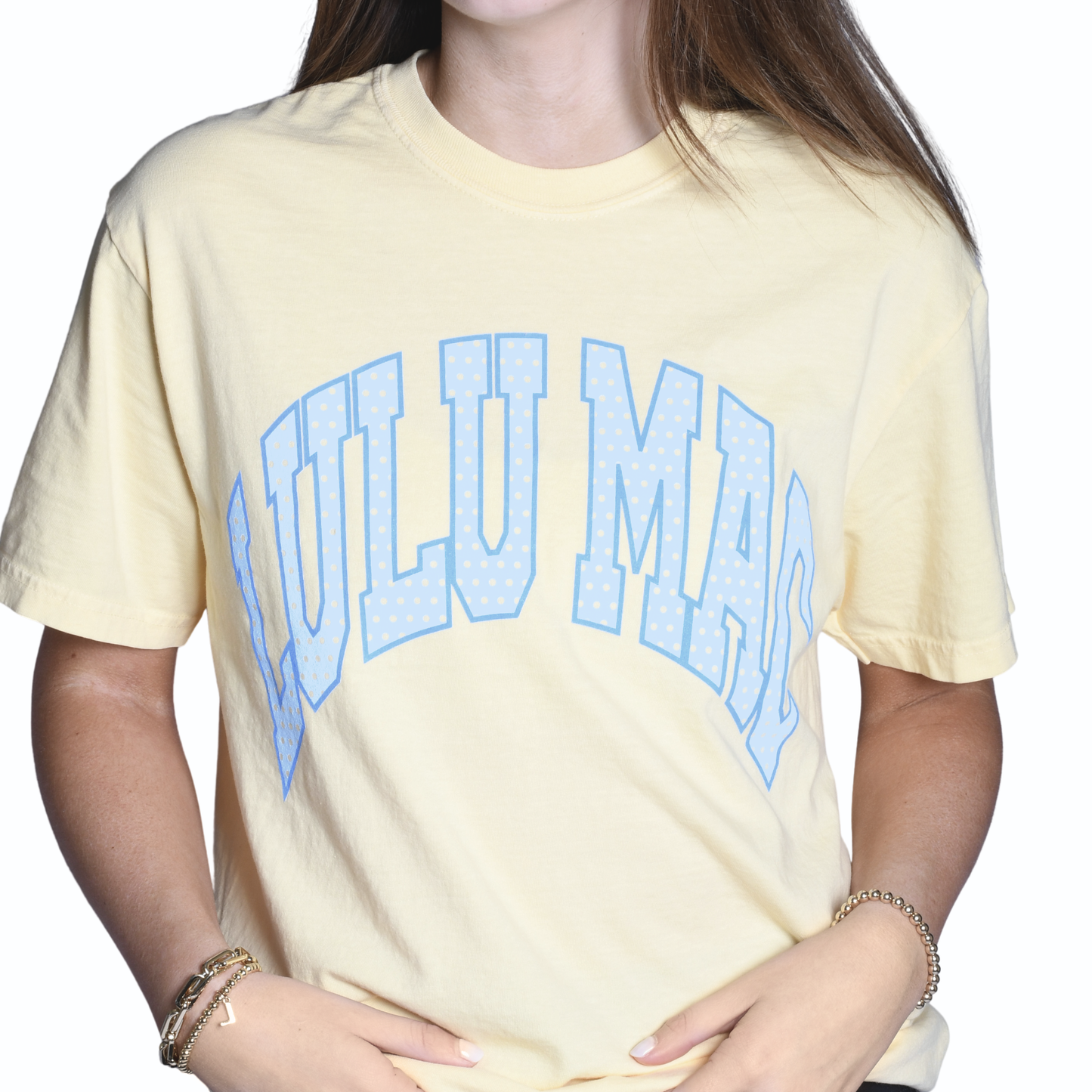 Lulu Mac Polka Dot Comfort Colors Tee – Multiple Colors