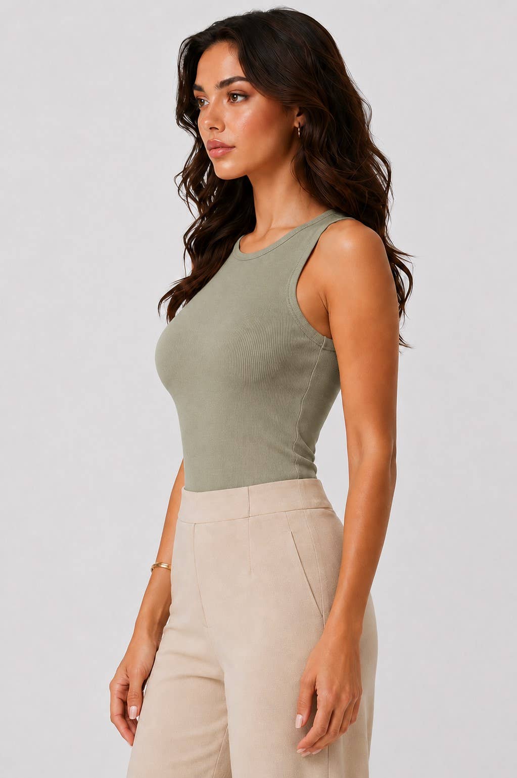 Rib & Ready Built-In Bra Tank