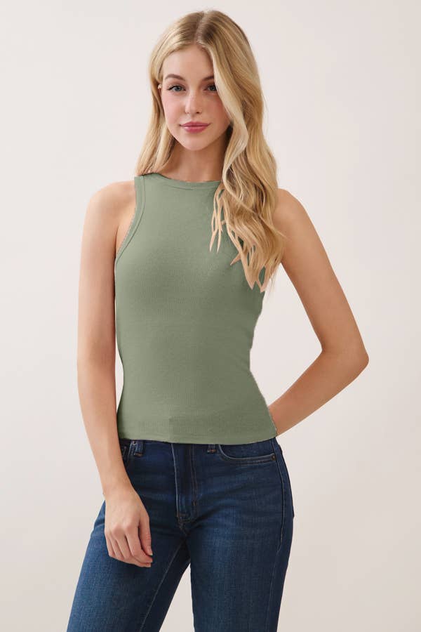 Rib & Ready Built-In Bra Tank
