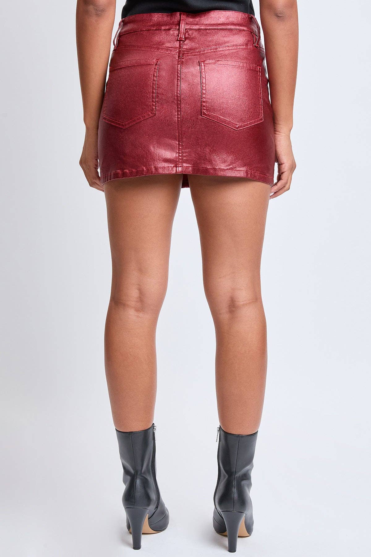 The Scarlett Metallic Mini Skirt | YMI Jeans