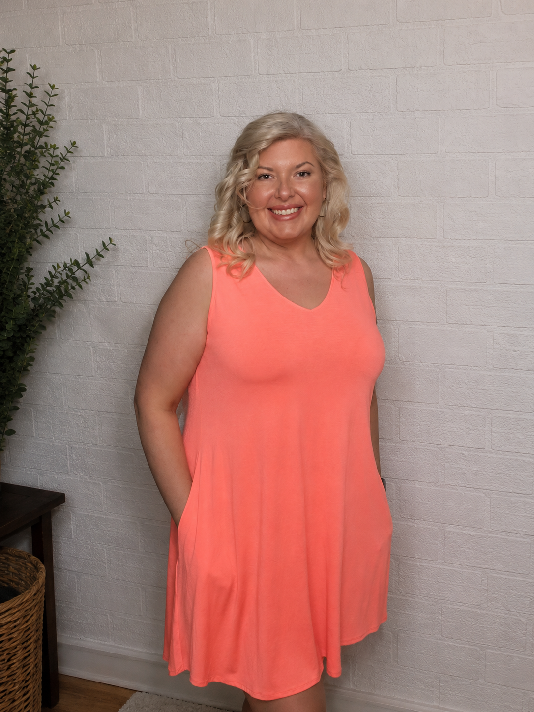 Neon Days Pocket Dress