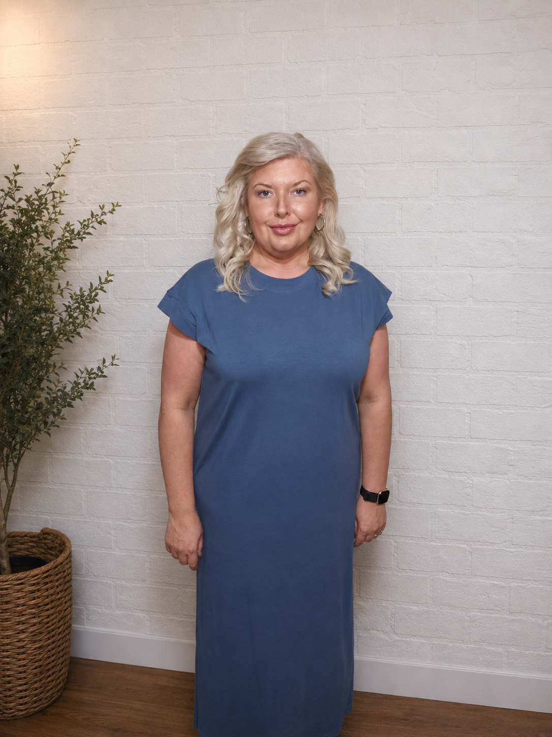 Everyday Cotton Midi Dress