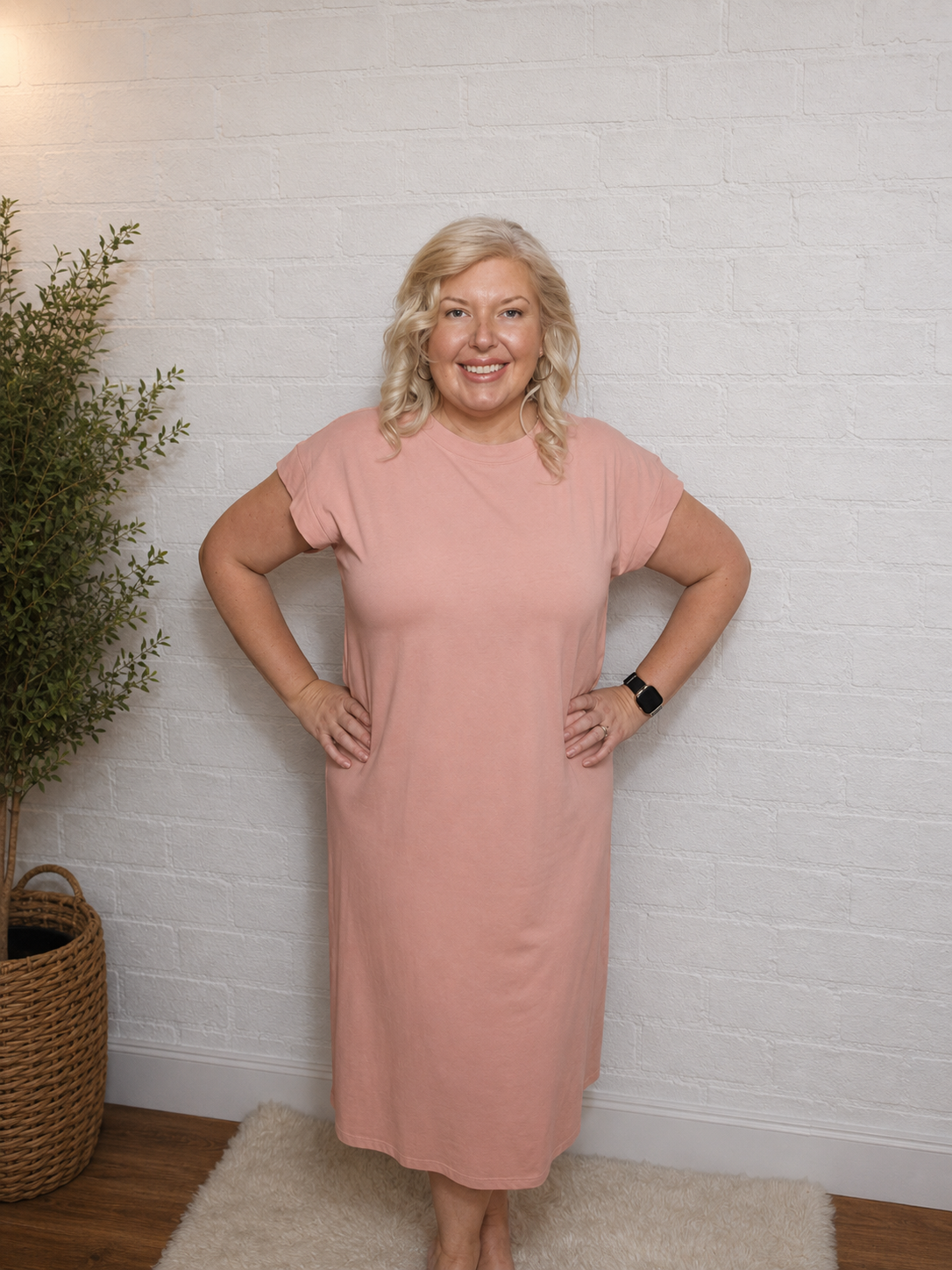 Everyday Cotton Midi Dress