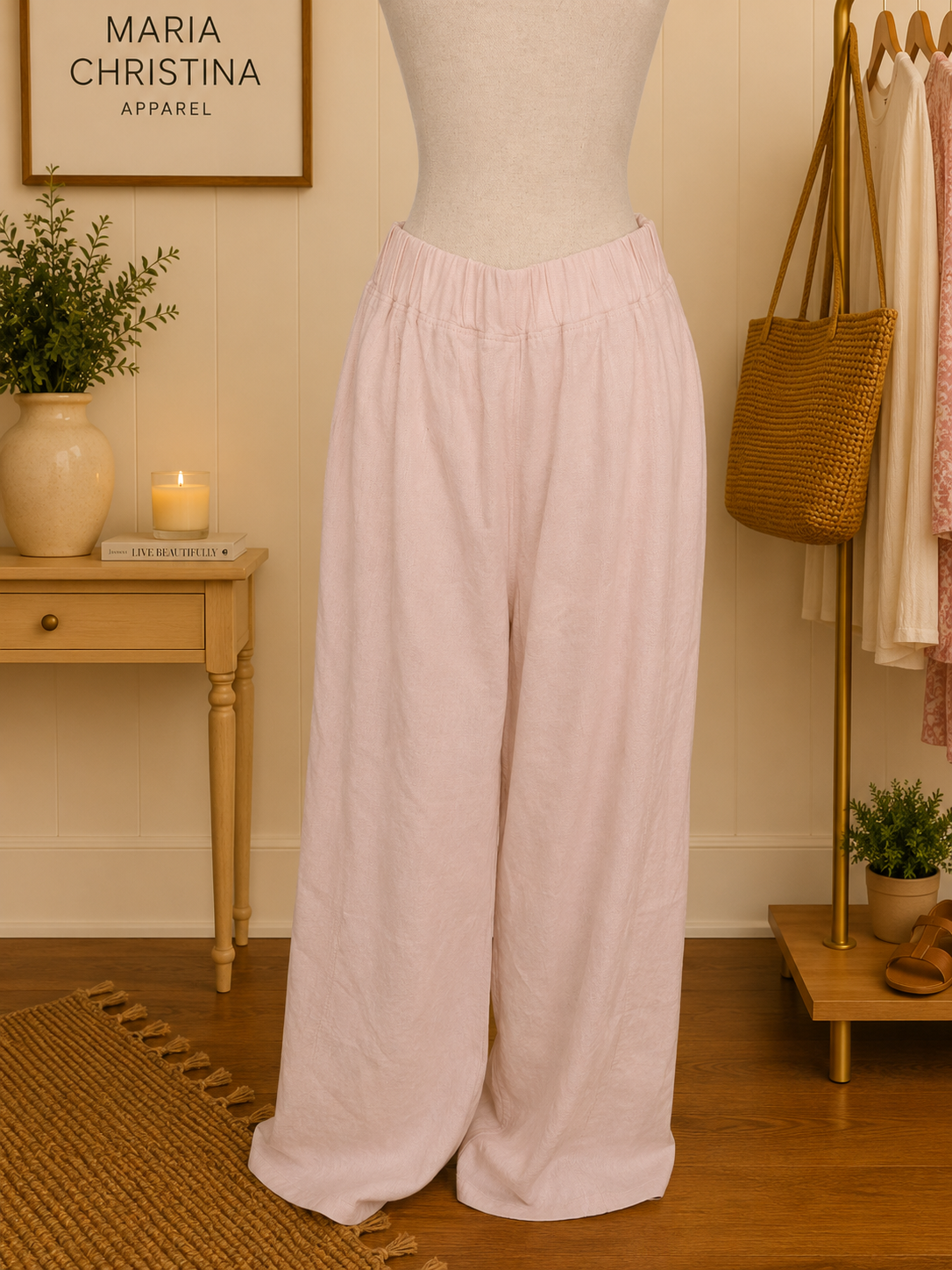 Breezy Does It Wide Leg Linen Pants