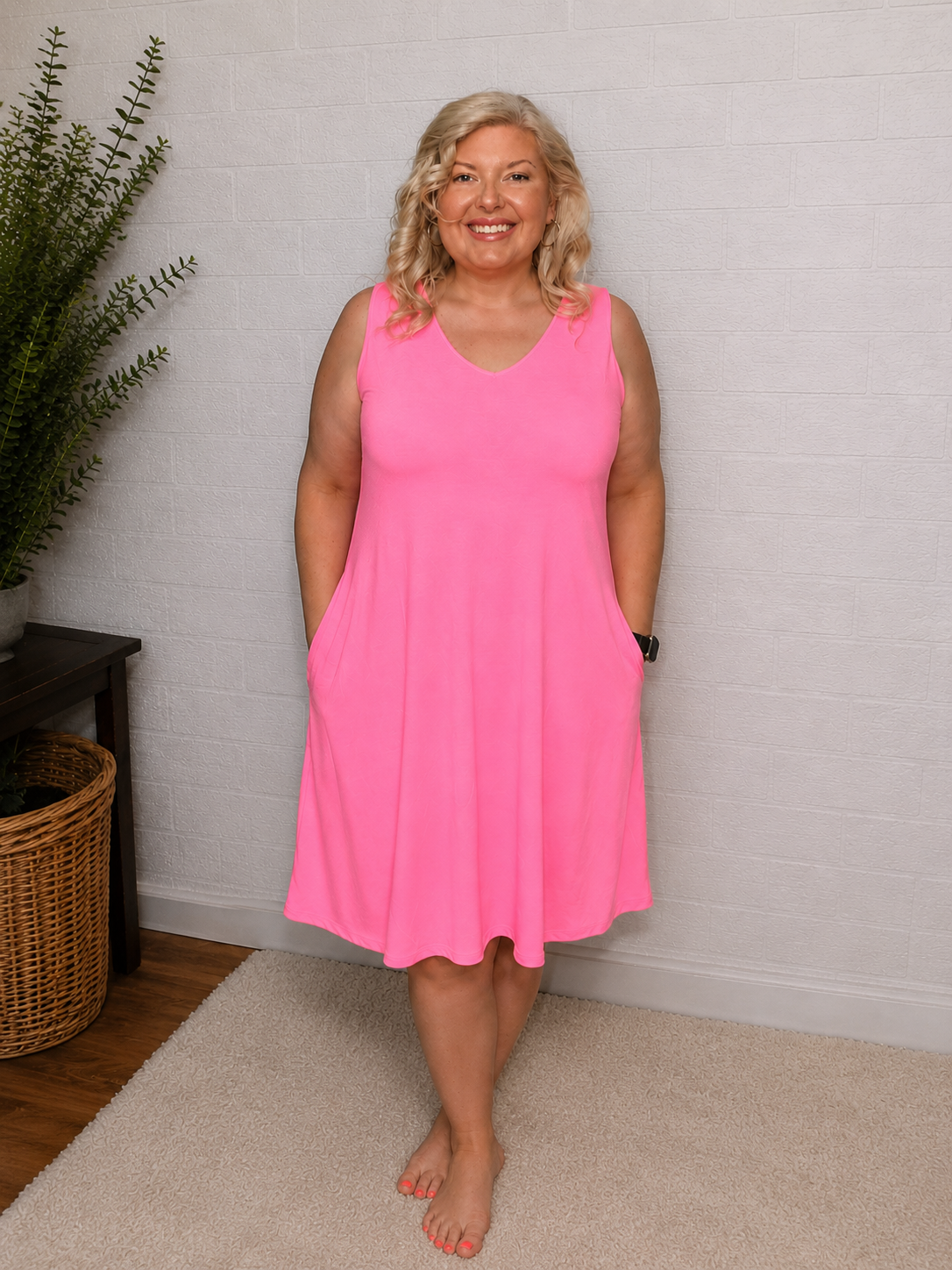 Neon Days Pocket Dress