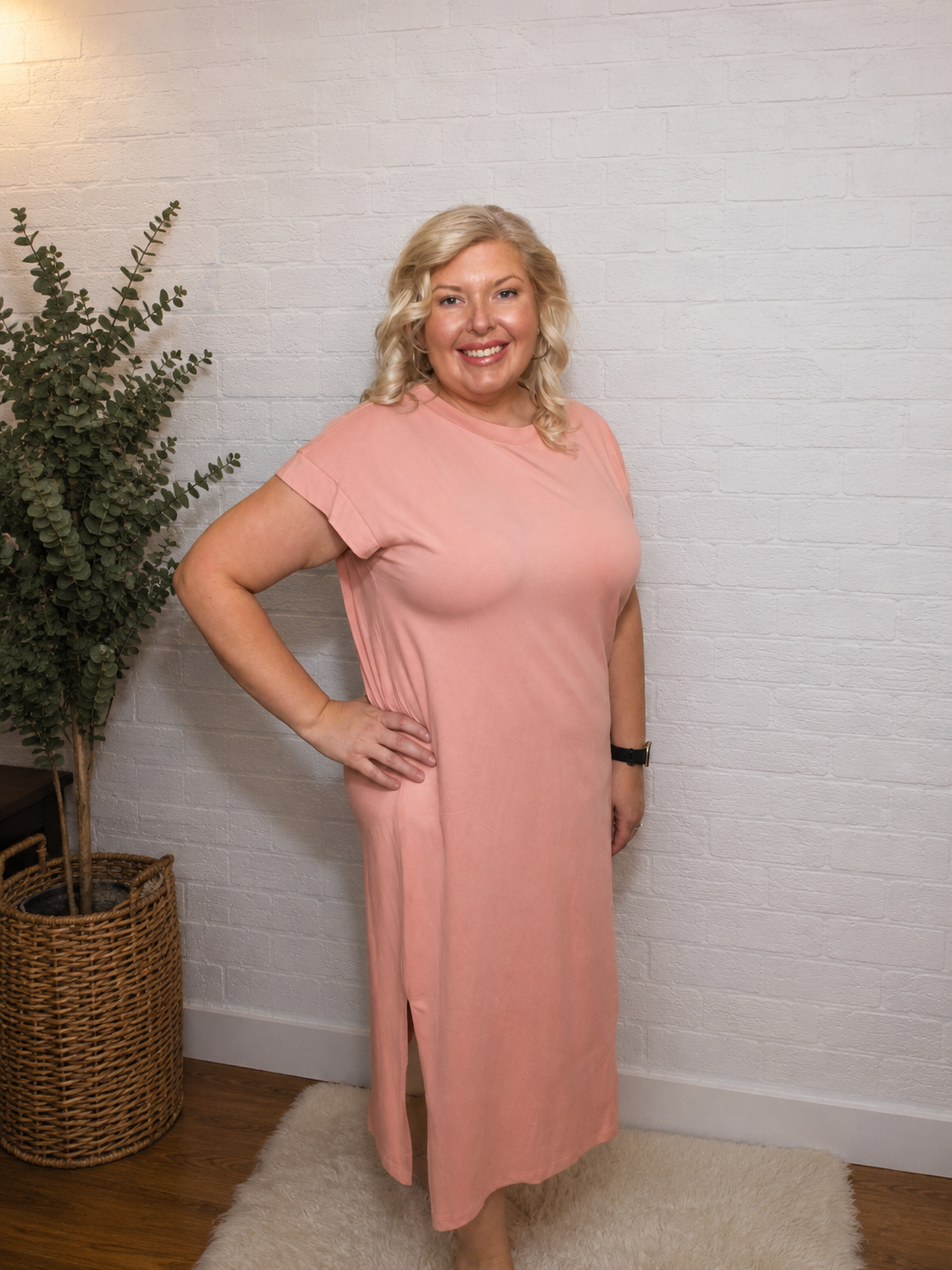 Everyday Cotton Midi Dress