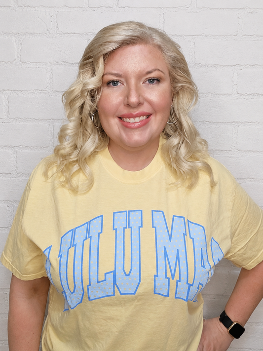 Lulu Mac Polka Dot Comfort Colors Tee – Multiple Colors